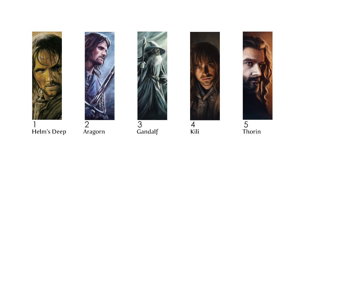bookmarks lotr pick